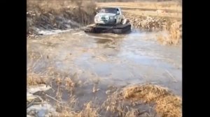 Снегоход Ока на гусеницах