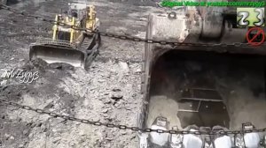 Excavator Hitachi EX2600 Walkaround Then Loading CAT 785 Mining Haul Truck