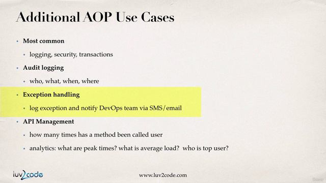 003 AOP Concepts and Terminology  (10 - NEW - AOP Aspect-Oriented Programming)