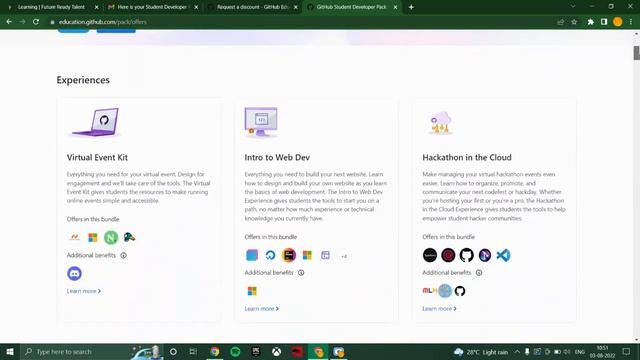 How to get student Developer Pack From Microsoft Future Ready Talent Internship ????