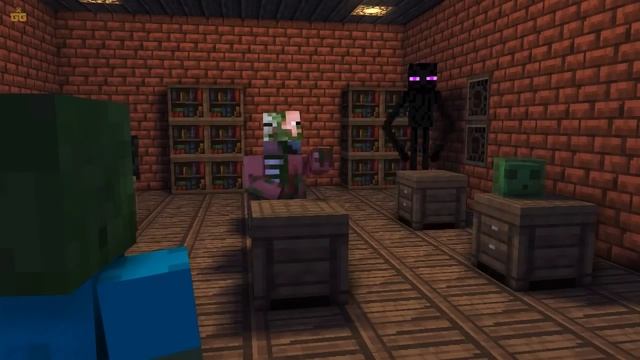 Monster School : Drawing Challenge - Minecraft Animation смотреть онлайн