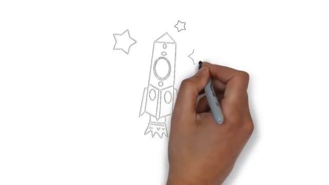 как нарисовать ракету,how to draw a rocket,cómo dibujar un cohete,wie eine Rakete zu ziehen смотреть онлайн