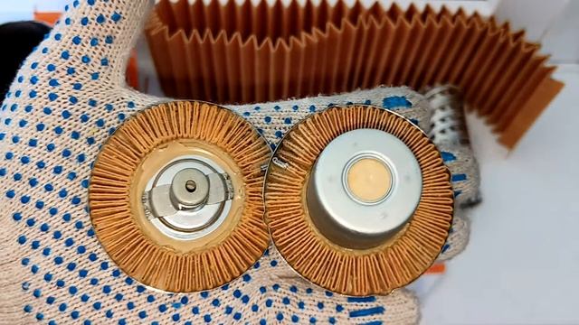 Распил масляного фильтра MASUMA MFC-E419 (аналог MANN W719/45) смотреть онлайн