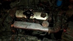 Видео работы двигателя Nissan CD20