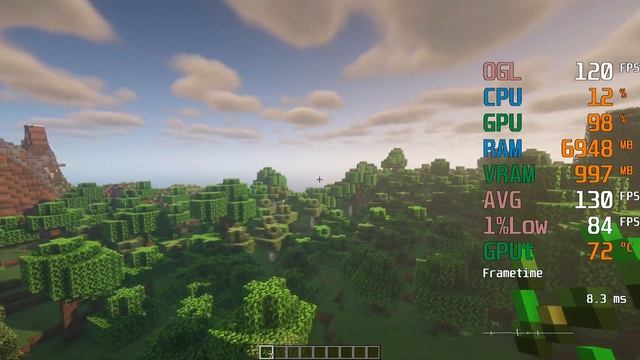 GeForce GTX 1060 6GB -- Intel Core i5-10600KF -- Minecraft FPS Test BSL shaders смотреть онлайн