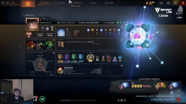 "I cant play like him he plays wisp 20-0" -Qojqva checks Ceb Dota 2 profile смотреть онлайн