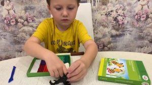 Лепка годзиллы, робота динозавра и улитки