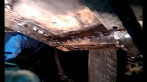 Переварка днища ВАЗ 2106 Часть 4. Сварка днища кузова передней левой стороны