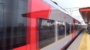 Электропоезд ЭС2Г-050 "Ласточка", станция "МЦК" Нижегородская