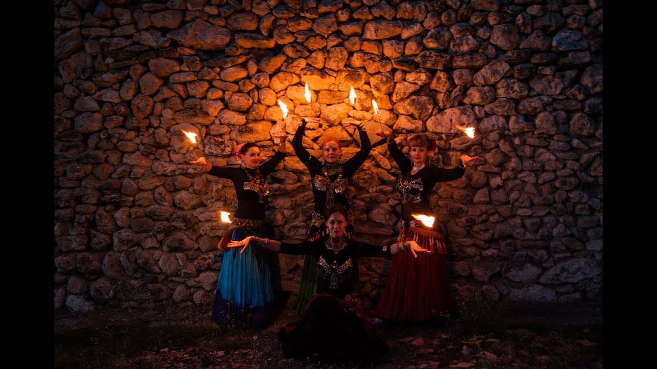 ATS Flash Mob World Wide 2018 Simferopol Dakra Tribe. Part 2 with fire