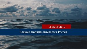 Какими морями омывается Россия?