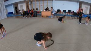 Как мы качаем спину и стопы на художественной гимнастике/How we swing our backs and feet in RG