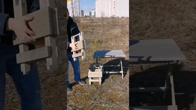 Столярный бизнес -садовая мебель трансформер #столярка#продажи