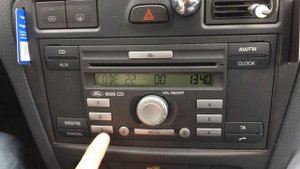 Как правильно ввести код на автомагнитоле Ford 6000CD