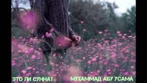 Мухаммад абу Усама Это ли Сунна