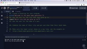 Day 1 - 16-Day 1 Project Band Name Generator