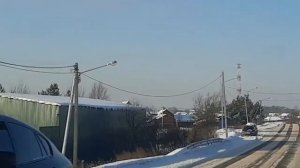 Поселок Новый Быт в Чеховском районе Подмосковья. Январь 2021 года