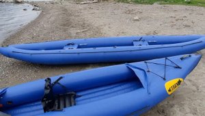 Надувные байдарки Вега1 и Варвар480 через три года.