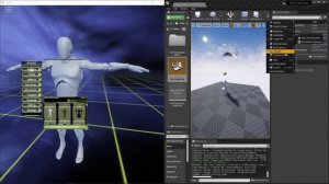 Unreal UE4 github example showing Live Motion Capture using VR full body tracking.