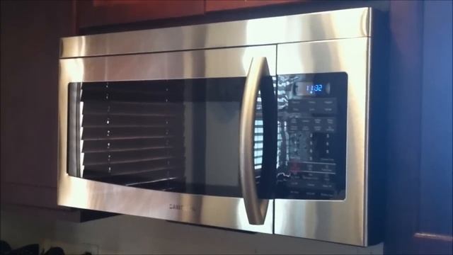 Samsung (SMH1713S) Stainless Steel Over The Range Microwave Review смотреть онлайн