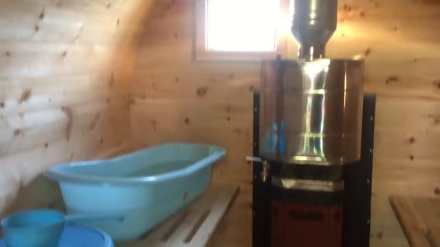 Баня-бочка на дачном участке - производитель Кедрпром! смотреть онлайн