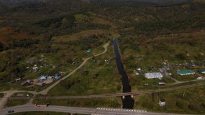 #MavicAir2 #Dji Село Восточное, Макаровский район. Вид с высоты птичьего полёта.