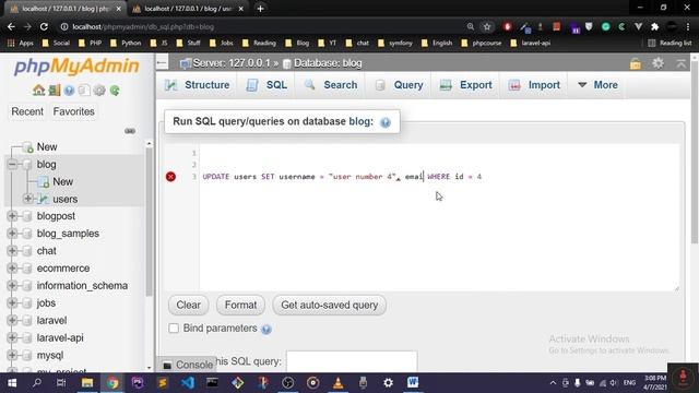 42 - Updating and Deleting - Complete PHP Course