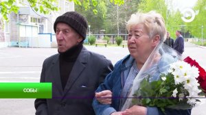 В пункте размещения эвакуированных с Донбасса поздравили  с Днем Победы участника трудового фронта