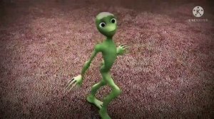 dame tu kosita 🤣 funny green toto alien 👽   dance#short#greenalien#dametukosita