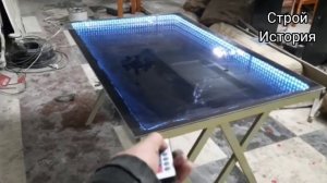 как сделать 3D стол. #заманбап #стол #для #кафе