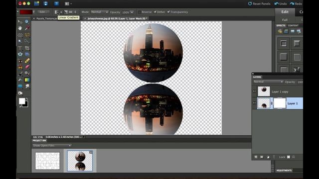 Learn Photoshop Elements - Best and Easiest 3D globe from any picture смотреть онлайн