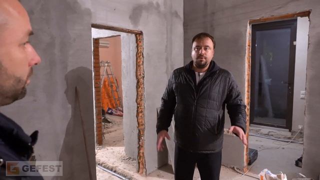 Русская баня из кирпича. Часть первая: проходная парная и утепление стен