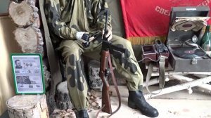 Немецкий Пистолет Пулемет Второй мировой войны в музее Ветеранов. Музеи Сибири.074