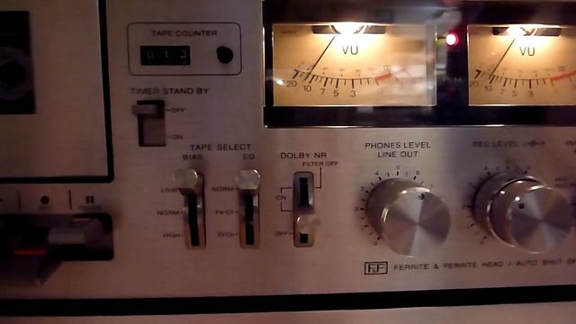 Sony TC-199SD и тюнер Fisher FM-2310. Тест после реставрации.