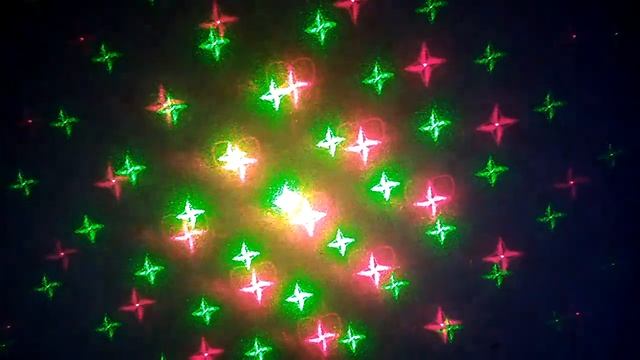 Лазерный проектор Laser Stage Lighting Сердце и Звезды смотреть онлайн