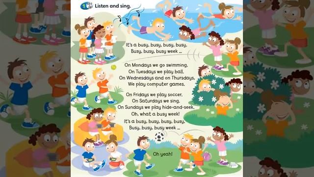 English song for children: It´s a busy busy week смотреть онлайн