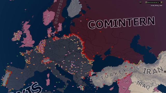 MAGNA EUROPA #5 - HOI4 Timelapse смотреть онлайн