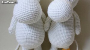 Амигуруми: схема Мумий-Тролля. Игрушки вязаные крючком - Free crochet patterns.