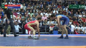 ЧР-2017. Вольн. 65 кг. Отарсултанов Джамал - Валиев Чермен 1/16 финала