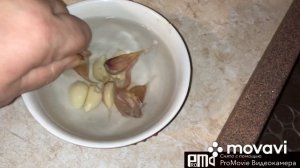 Самый лёгкий способ очистить зубчики чеснока?