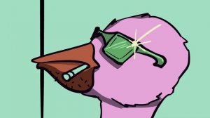 Розовый гусь (анимация)