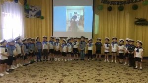 Песня "Молодой солдат" 2 младшая группа