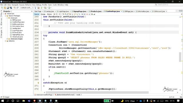 Java Project - App with Backend (Basic) | Detailed Explanation | NetBeans & MySQL | ARBX CodeX 2022
