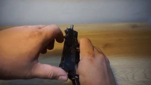 Miniature Ingram MAC-10 in 1/2 scale