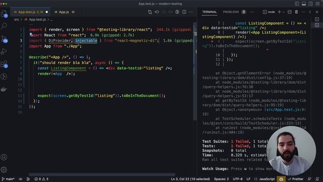 #49 - Dependency Injection - react-magnetic-di ile Daha İyi DI Yönetimi - Modern Frontend Testing