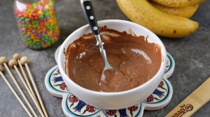 Замороженные бананы в шоколаде