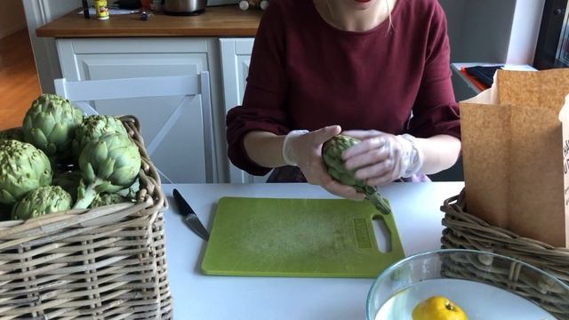 Артишоки // Как правильно чистить и что с ними делать // Овощной гарнир смотреть онлайн