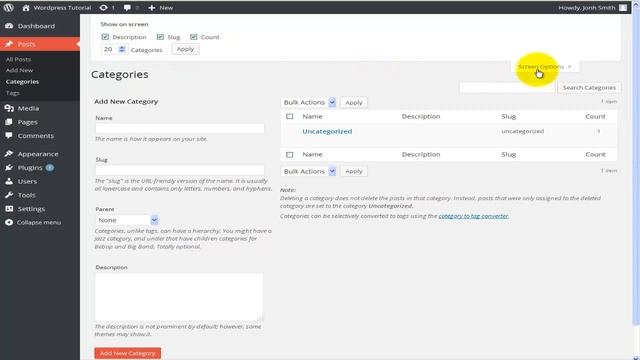 Wordpress 4 tutorial #7 How to insert new posts смотреть онлайн