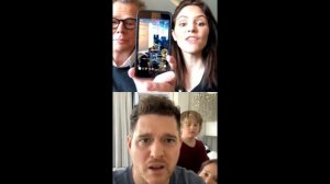 Kat McPhee & David Foster InstaLIVE with Michael Bublé