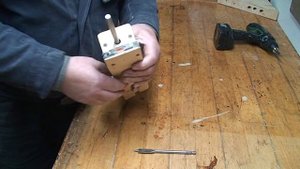 Приспособление для сверления отверстий в балясинах и тетиве лестниц, часть 3